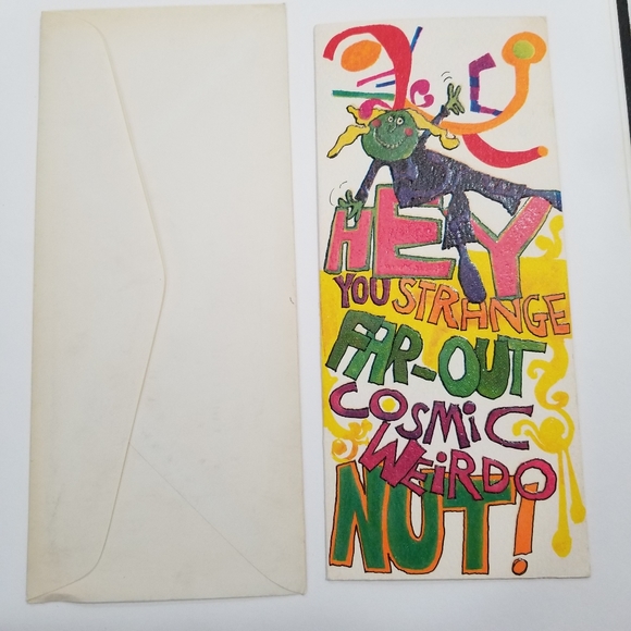 1970 Hi Brows American Grettings Funky Cool Card - Picture 7 of 8